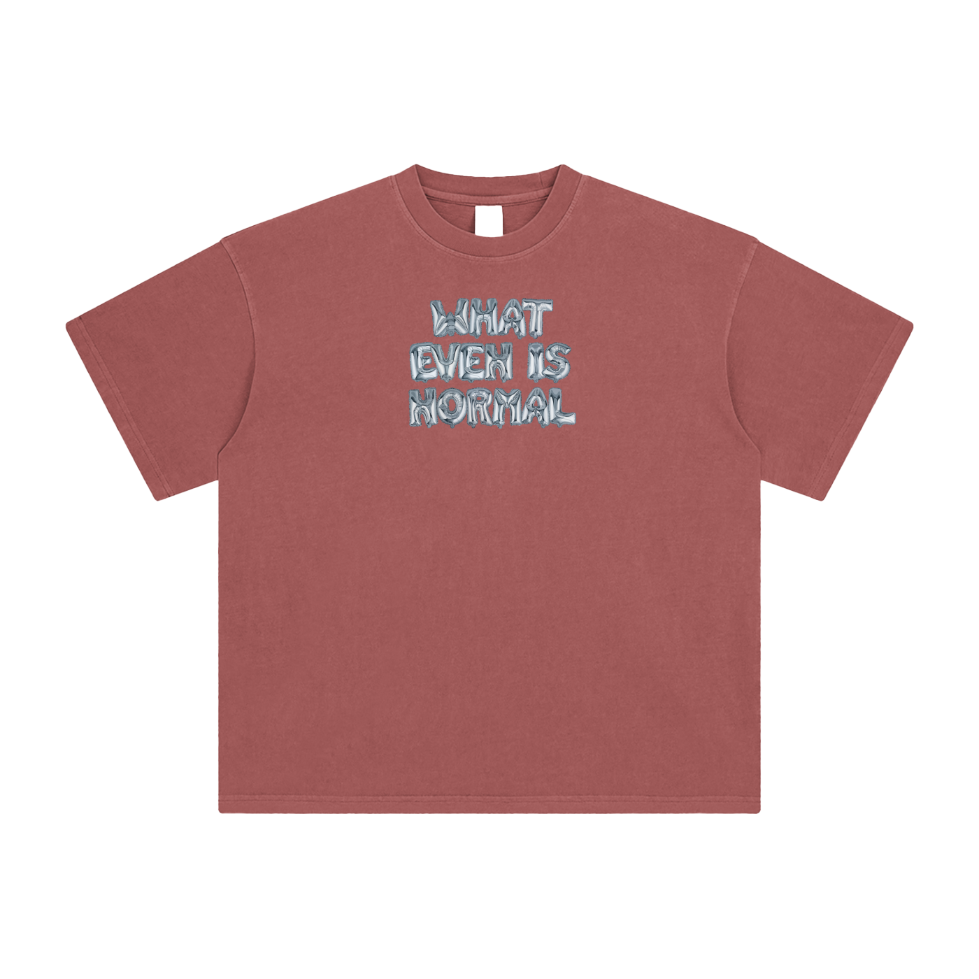 NORMAL IS A CONSTRUCT - Red Tee
