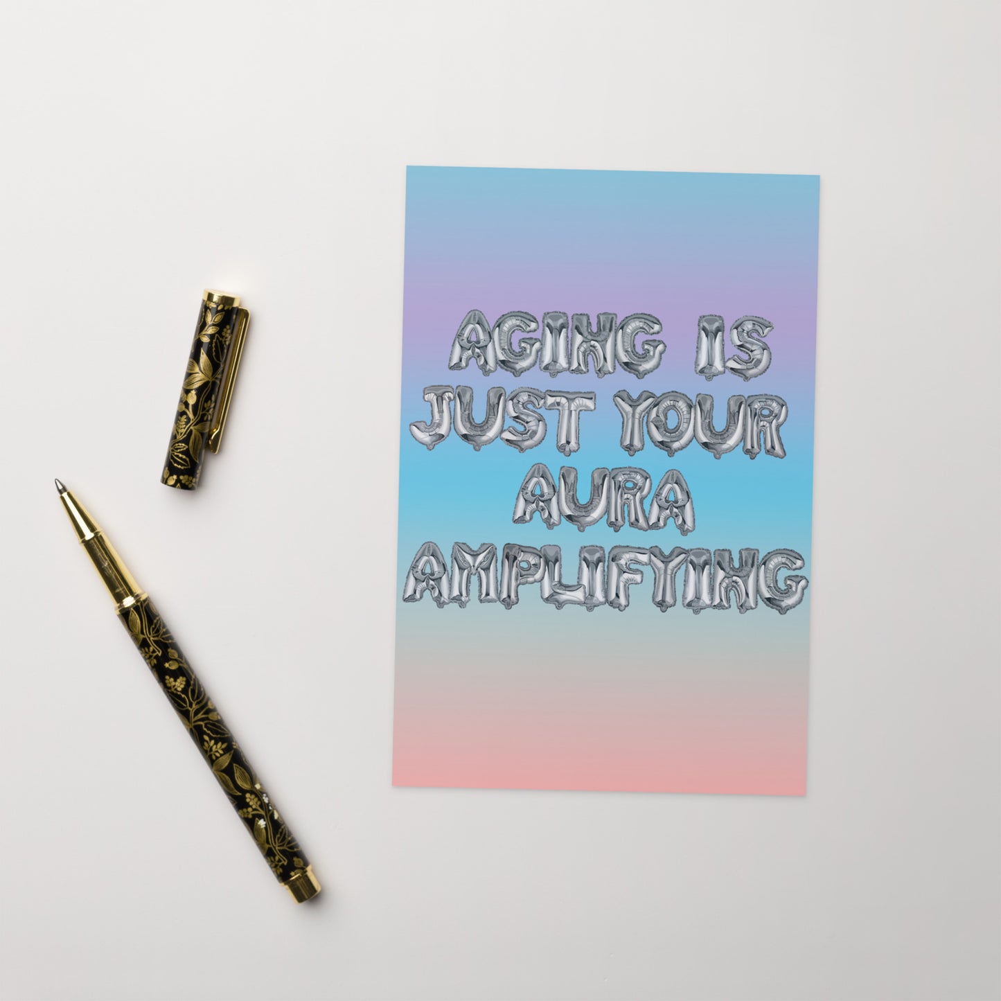 Aging is Just Your Aura Amplifying