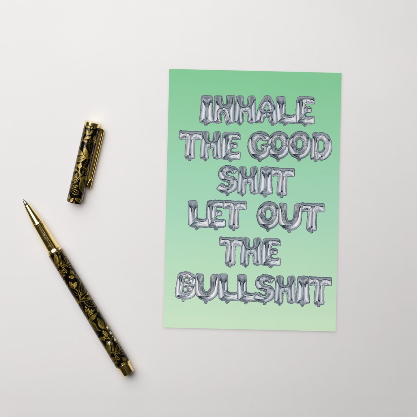 Inhale the Good Shit, Let Out the Bullshit