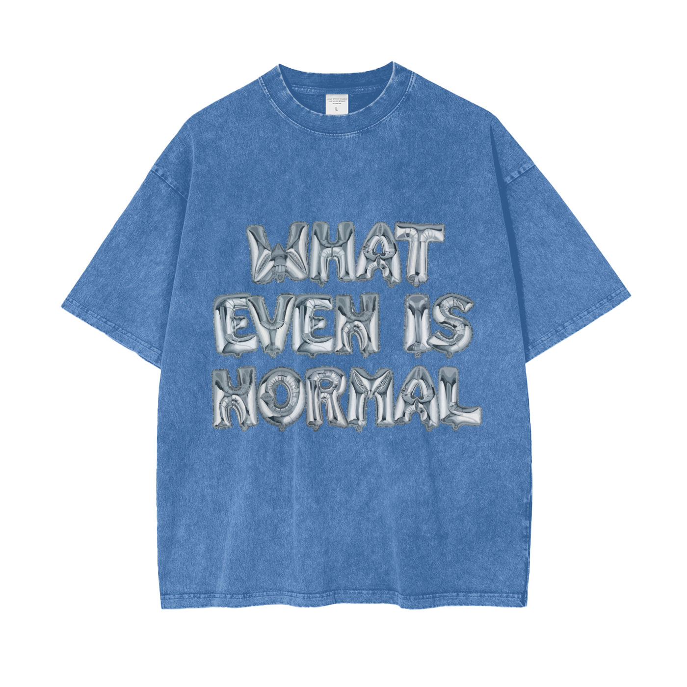 NORMAL IS A CONSTRUCT - Blue Tee