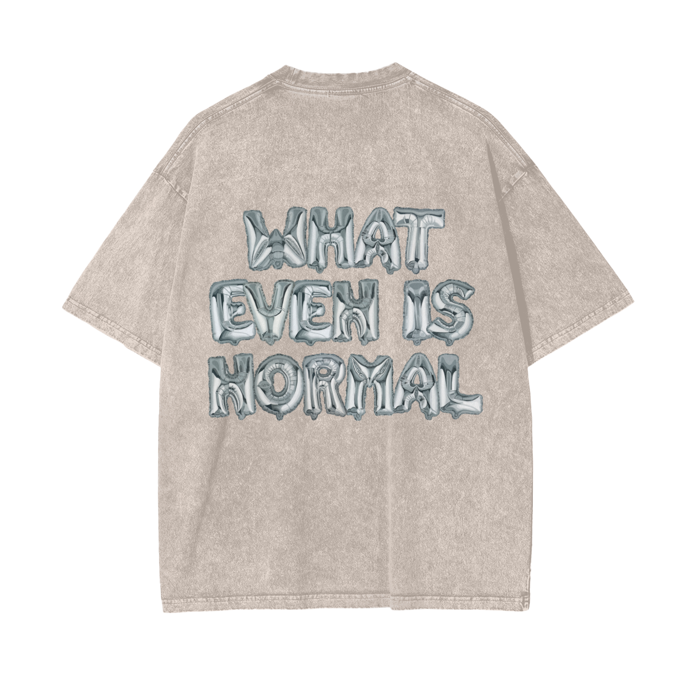 NORMAL IS A CONSTRUCT - Neutral Tee