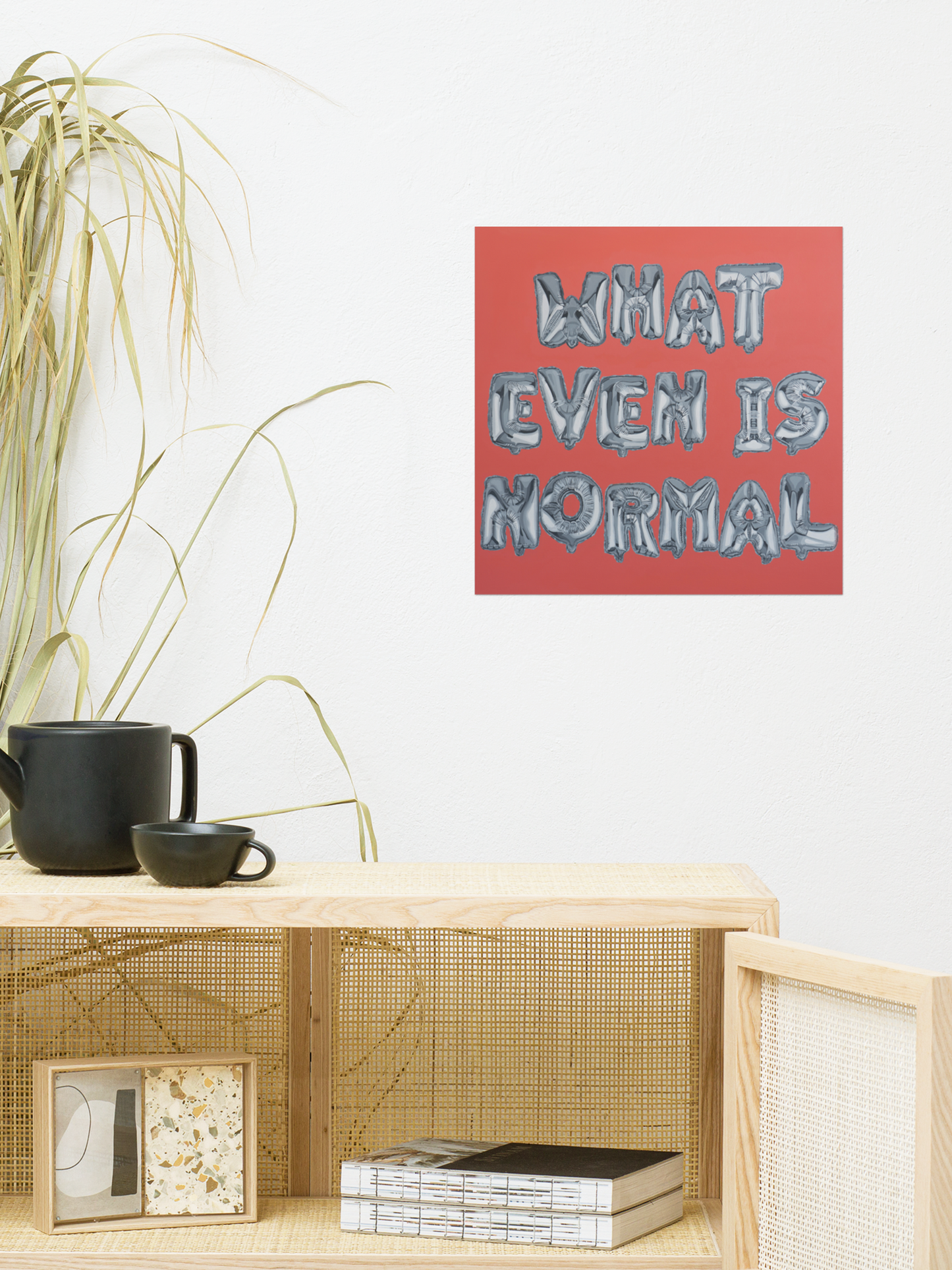 NORMAL IS A CONSTRUCT Fine Art Print