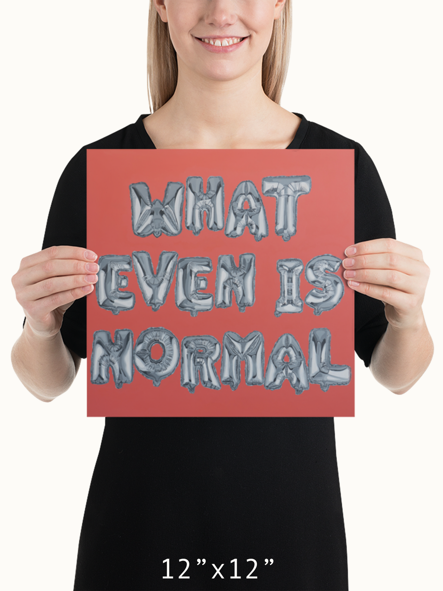 NORMAL IS A CONSTRUCT Fine Art Print