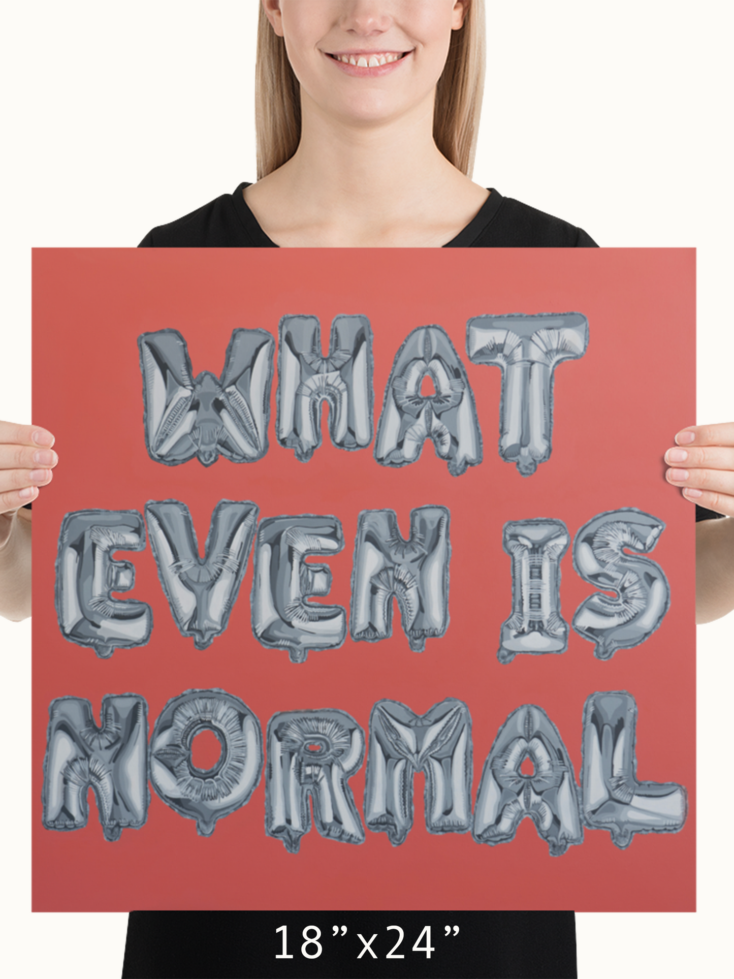 NORMAL IS A CONSTRUCT Fine Art Print